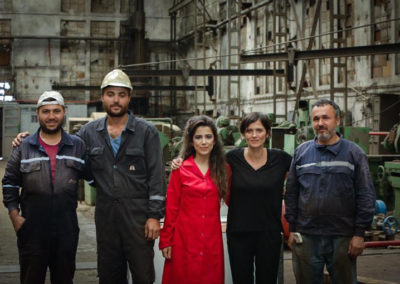 On the breadline, photos from the set, Istanbul. Courtesy of the artist